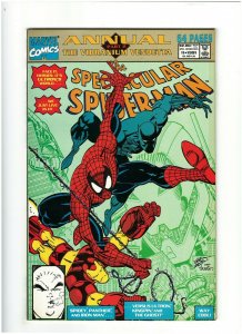 Spectacular Spider-man Annual #11 VF 8.0 Marvel 1991 Iron Man, Black Panther