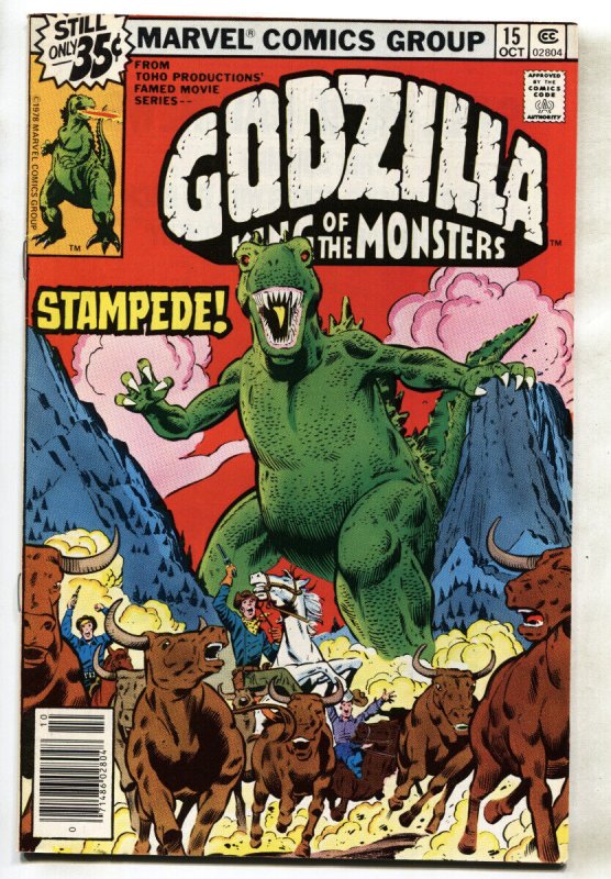 GODZILLA #15 1978-MARVEL-Bronze-Age comic book