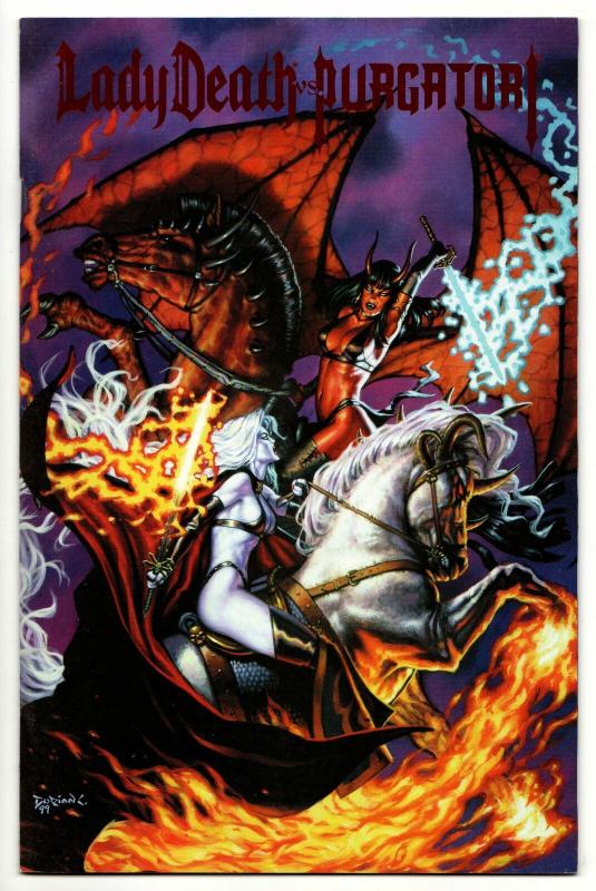 Lady Death vs Purgatori #1 (Chaos!, 1999) VF/NM