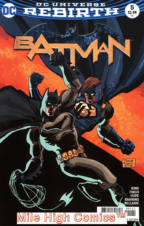 BATMAN (2016 Series) (DC REBIRTH) #5 VARIANT Near Mint Comics Book |  International - Comic Books, DC Comics / HipComic