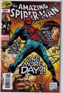 The Amazing Spider-Man #544 (2007) Signed/ numbered Joe Quesada Dynamic Forces