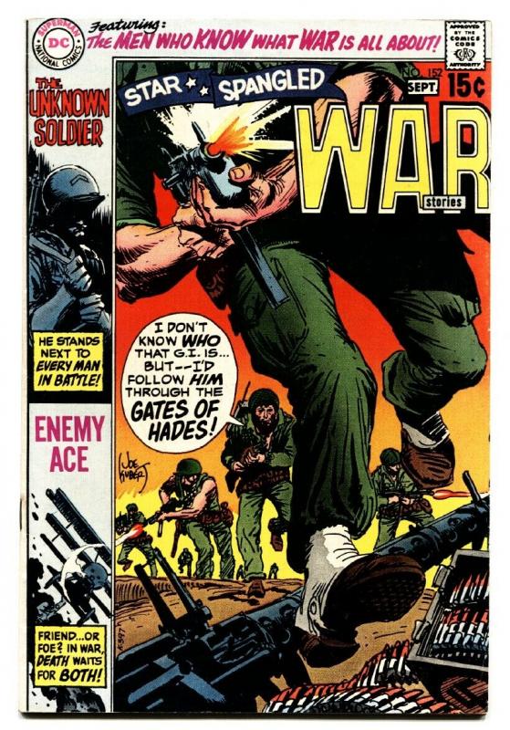 STAR SPANGLED WAR STORIES #152 comic book 1970 DC ENEMY ACE STORY VF