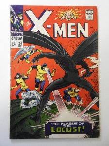 The X-Men #24 (1966) VG- Condition moisture stain