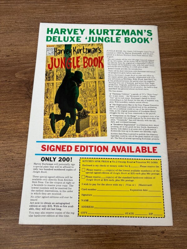 Omaha # 3 VF/NM Kitchen Sink Comix Comic Book 16 J377