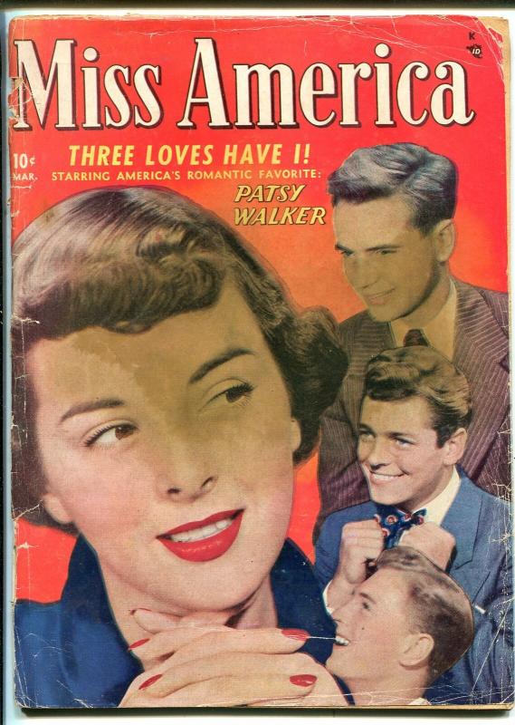 Miss America Vol 7 #20 1949-Marvel-photo cover-Patsy Walker-romance-GOOD MINUS