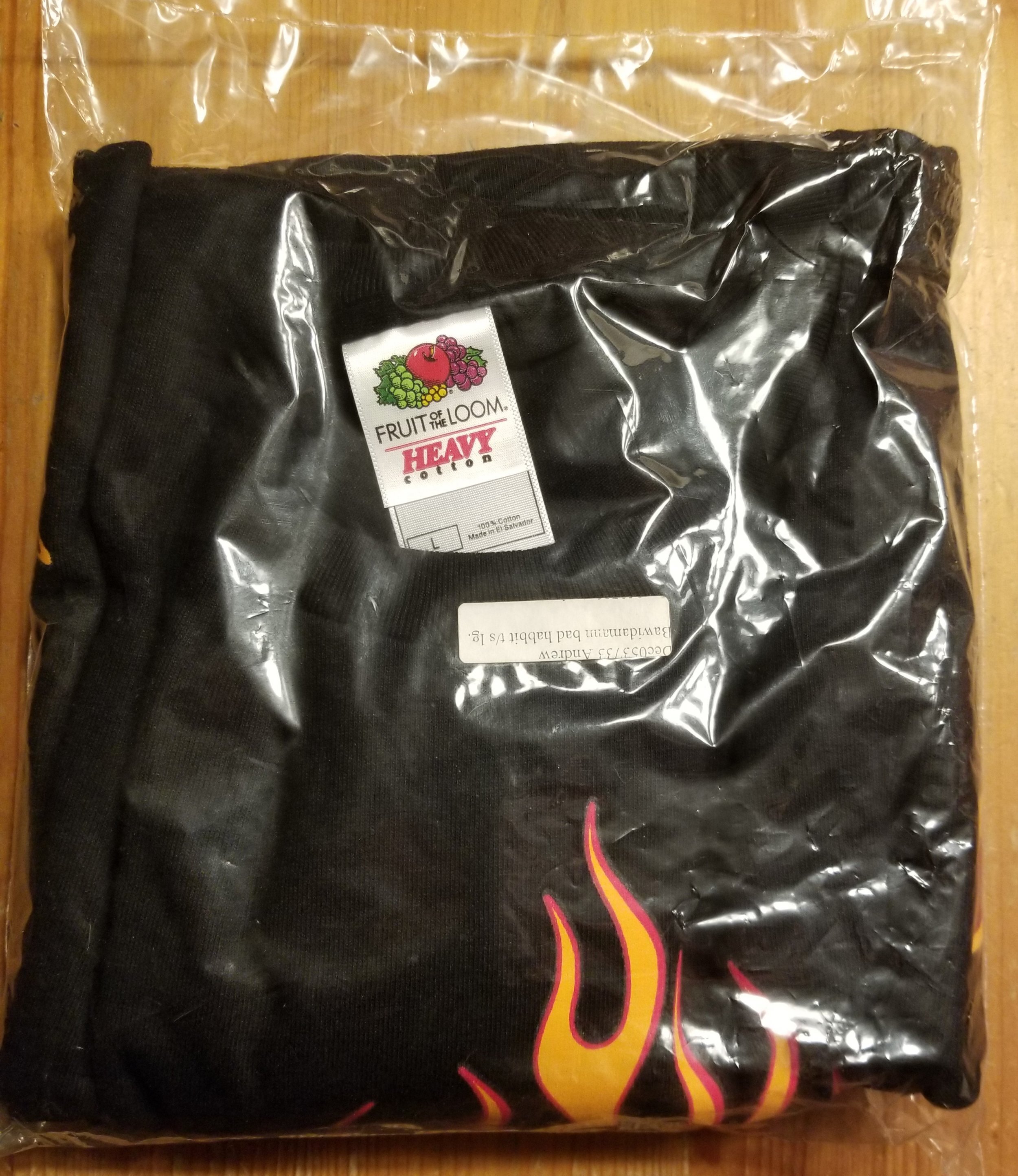 Fruit Of The Loom Heavy Cotton T-Shirts - Fire Label