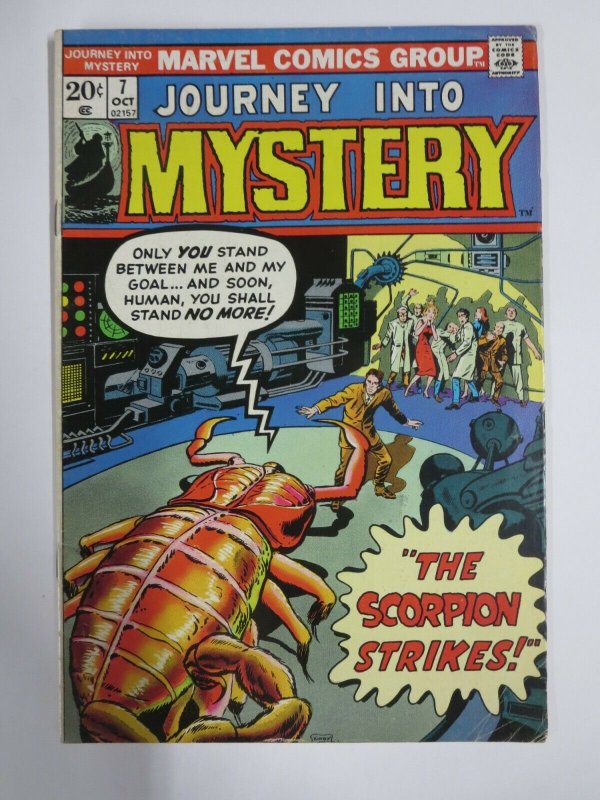 JOURNEY INTO MYSTERY Vol.2 #7 FINE (Marvel, Oct 1973) Kirby, Ditko, Lee