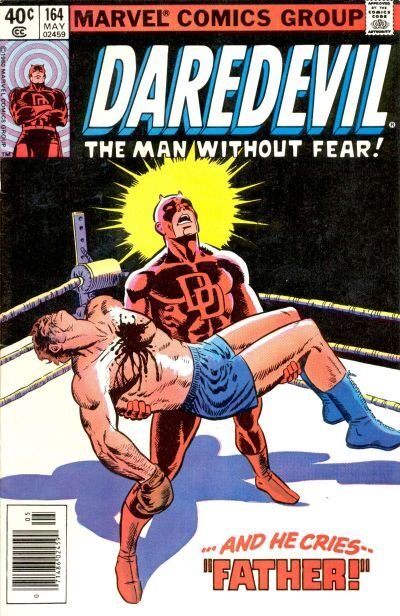 Daredevil #164 (Newsstand) FN ; Marvel | May 1980 Frank Miller Boxing Ring