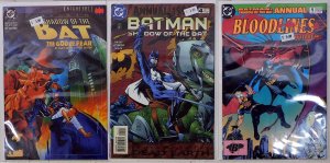 Batman: Shadow of the Bat Lot of 3 #17, Annual 1, 4 (1993) DC Comics 1st Print