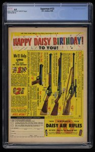 Superman #123 CGC FN 6.0 1st Supergirl tryout!