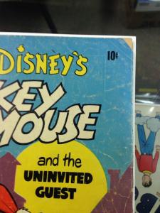 Dell Four Color  286  GD+ Mickey Mouse and the Univited Guest Aug. 1950