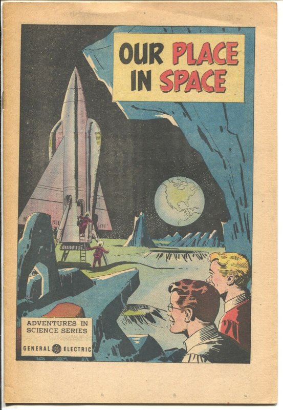 Our Place In Space 1959-Picture Media-rocket cover-16 pages-space travel-VF