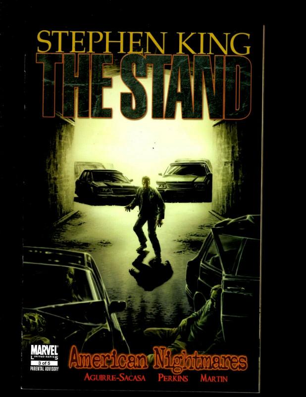 10 The Stand Comics Captain Trips #1 2 3 4 5 American Nightmares 1 2 3 4 5 J398