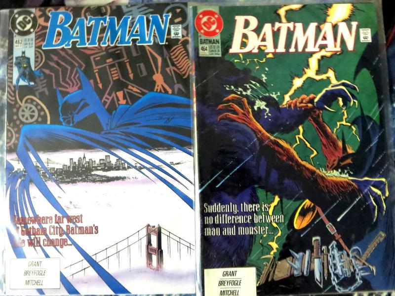 BATMAN 413-491, 14 diff - Post-Crisis Tim Drake Alan Grant Ben Affleck DeCarlo