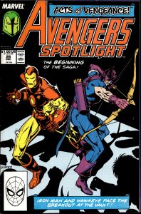 Avengers Spotlight #26 (1989) Hawkeye