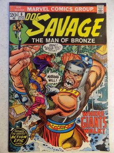 DOC SAVAGE # 6 MARVEL BRONZE PULP ACTION HI GRADE