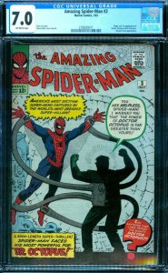 Amazing Spider-Man 3  CGC 7.0  1st Doctor Octopus 