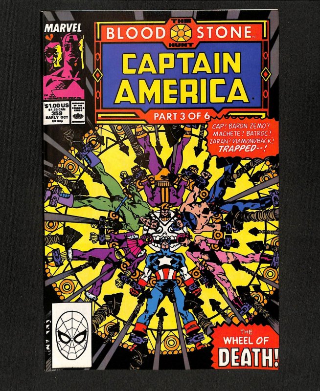 Captain America #359 1st Crossbones!