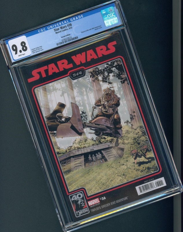 Star Wars #36 CGC 9.8 Return of the Jedi 40th Anniversary Variant Marvel 2023