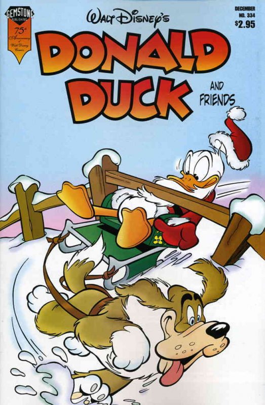 Donald Duck and Friends (Walt Disney's) #334 VF ; Gemstone | Santa Claus Suit