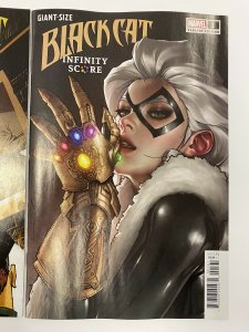 GIANT-SIZE BLACK CAT INFINITY SCORE #1 CVR C 1:25 + D NM IN-HAND SHIPS NOW! 