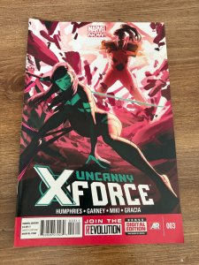 Lot Of 4 Uncanny X-Force Marvel Comic Books # 1 2 3 4 VF-NM X-Men 10 J325