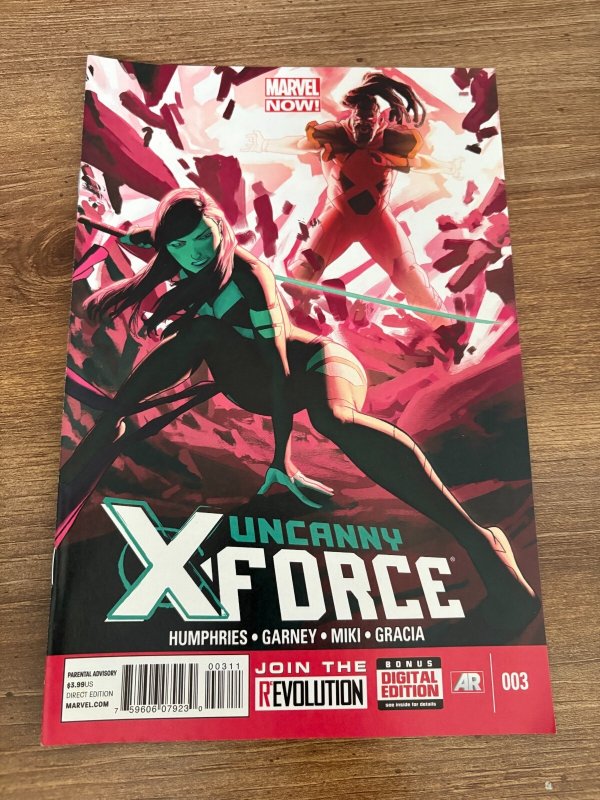 Lot Of 4 Uncanny X-Force Marvel Comic Books # 1 2 3 4 VF-NM X-Men 10 J325