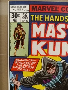 THE HANDS OF SHANG-CHI MASTER OF KUNG FU # 56 VF+  Marvel Comics P03