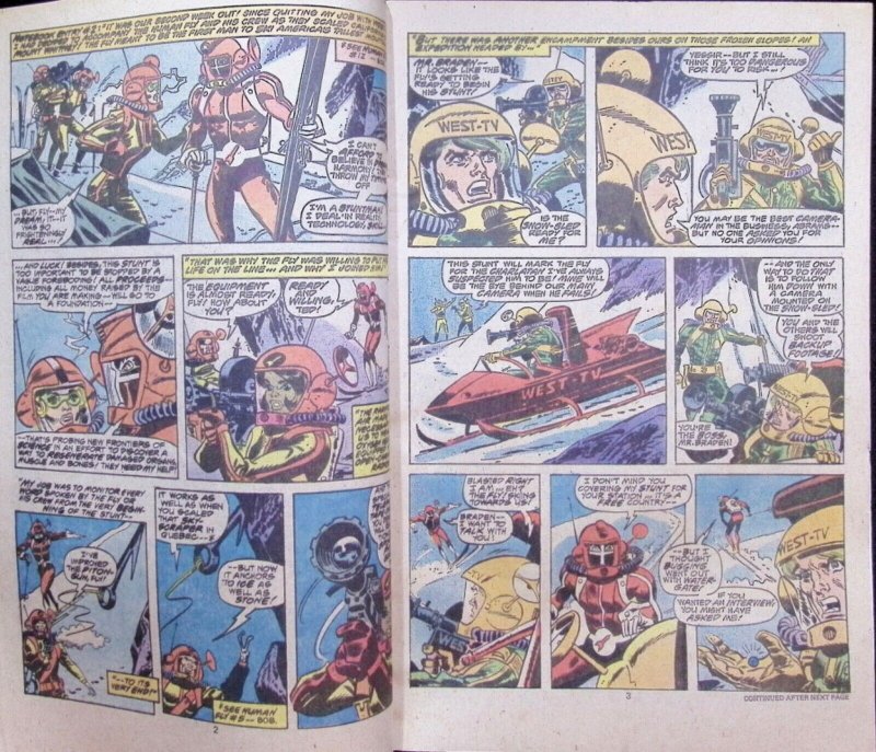 HUMAN FLY Comic Issue 13 — Stuntman Hero Bill Mantlo — 1978 Marvel Universe VG+