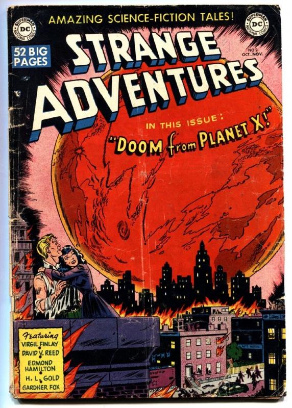 STRANGE ADVENTURES #2 1950 DC Science Fiction-Kirby-Virgil Finlay