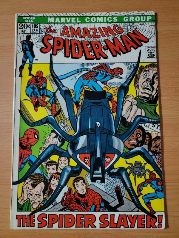 Amazing Spider-Man #105 ~ VERY FINE - NEAR MINT NM ~ 1972 Marvel Comics