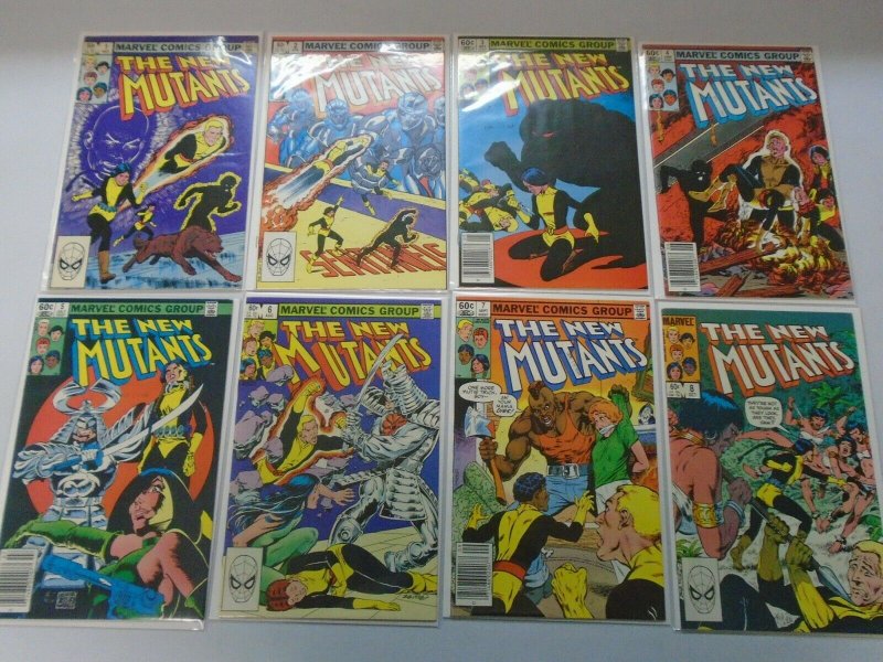 New Mutants lot 67 different #1-100 avg 8.0 VF (1983-91 1st Series)