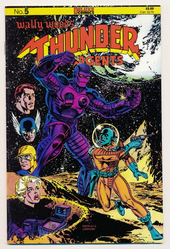 Wally Wood's THUNDER Agents (1984) #1-5 VF/NM Complete series