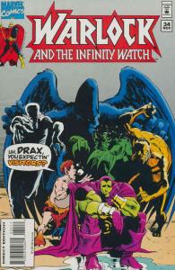 Warlock and the Infinity Watch #34 VF ; Marvel