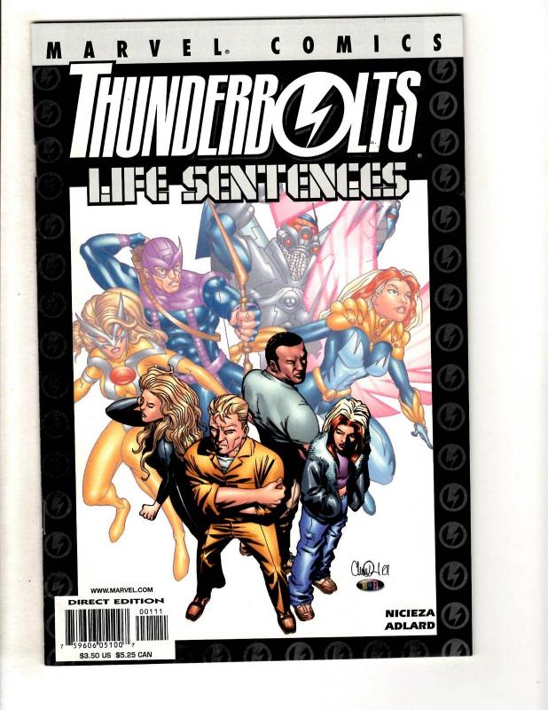 5 Thunderbolts One Shots #1 Life Sentences Measures Point Madness Incident  MF17