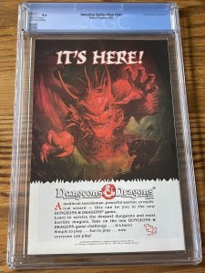 Amazing Spider-Man #347 CGC 9.6 WP Erik Larson Venom App