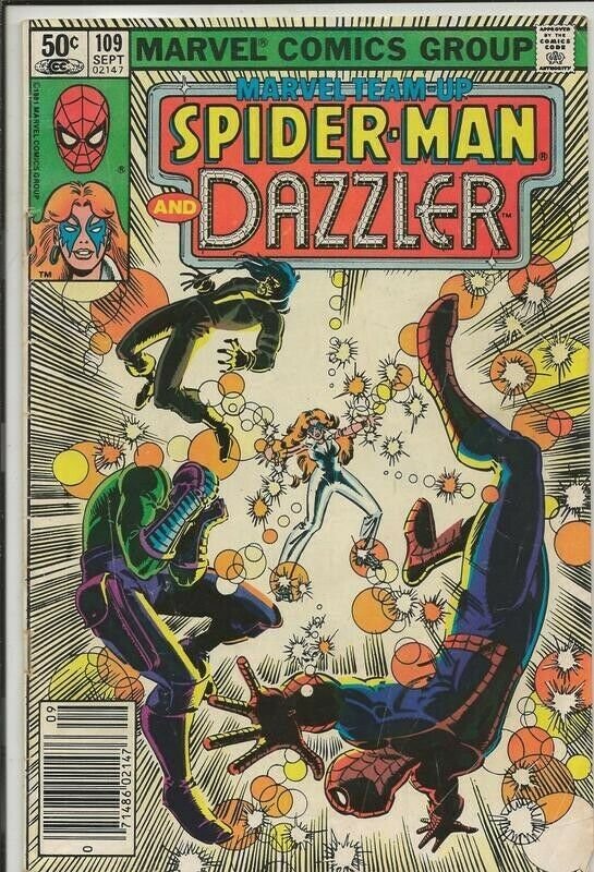 Marvel Team Up #109 ORIGINAL Vintage 1981 Marvel Comics Spider-Man / Dazzler 