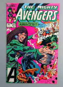 AVENGERS #241 Morgan Le Fey Appearance DIRECT EDITION Marvel 1984 LN1