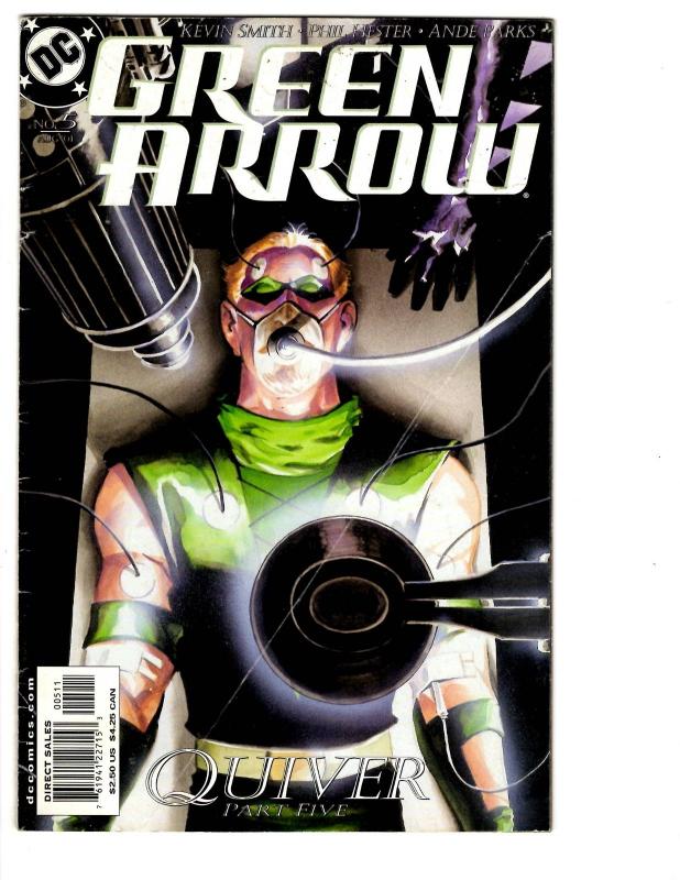 5 Green Arrow DC Comic Books # 3 5 6 7 9 Quiver Kevin Smith Spectre Queen BH27