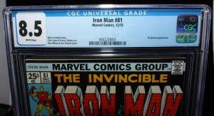 Iron Man #81 (CGC 8.5) Firebrand Appearance - 1975
