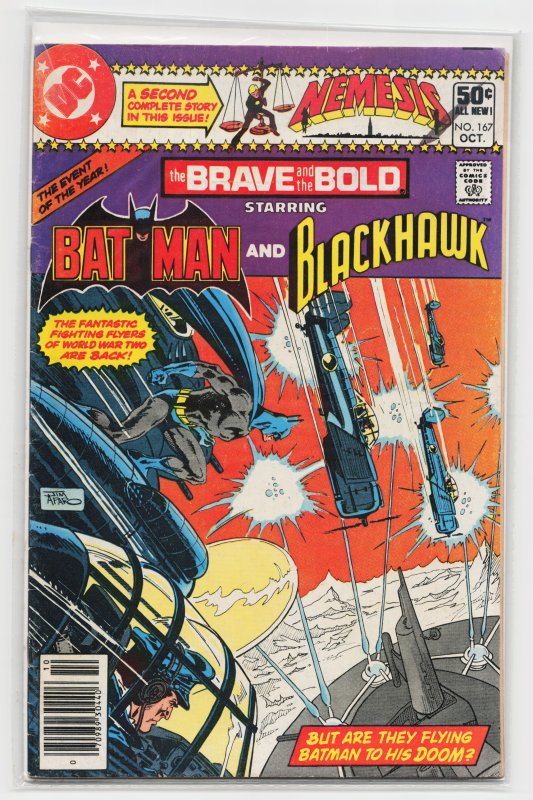 The Brave and the Bold #167 (1980) Blackhawk