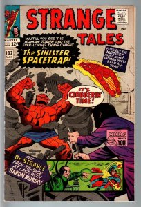 STRANGE TALES #132--JACK KIRBY-HUMAN TORCH-SILVER AGE-MARVEL FN