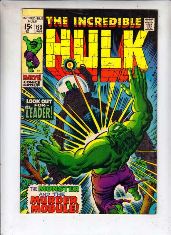 Incredible Hulk #123 (Jan-70) FN/VF Mid-High-Grade Hulk