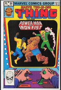 Marvel Two-in-One #94 (1982) Power Man