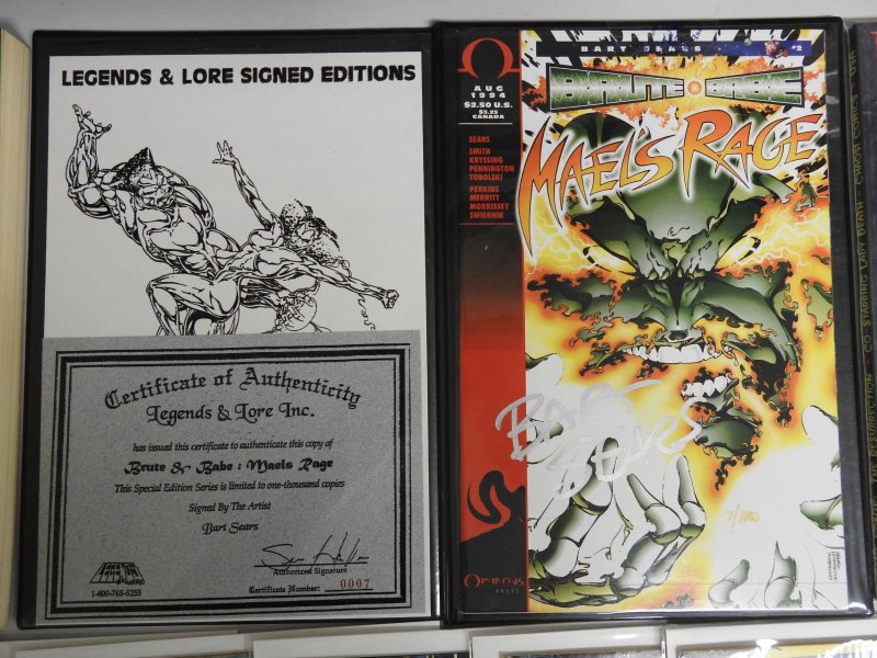 Huge lot of comics! Signed Brute & Babe: Mael’s Rage
