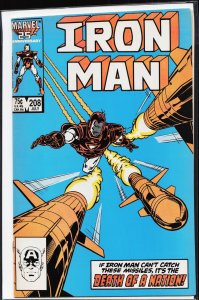 Iron Man #208 Direct Edition (1986) Iron Man