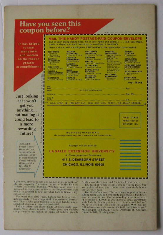 Tomb of Dracula #26 (Nov 1974, Marvel), FN condition (6.0)