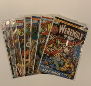 Werewolf by Night 3-10 Lot Run Set Good To Fine Marvel