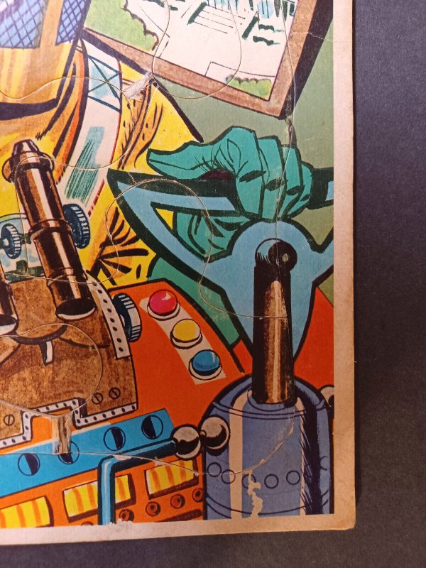 Captain America Frame Tray Puzzle 12x14 - Whitman 4531 - Marvel Avengers -1966 