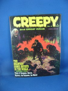 CREEPY 2 F VF FRAZETTA WARREN 1965